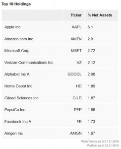 mutual fund holdings